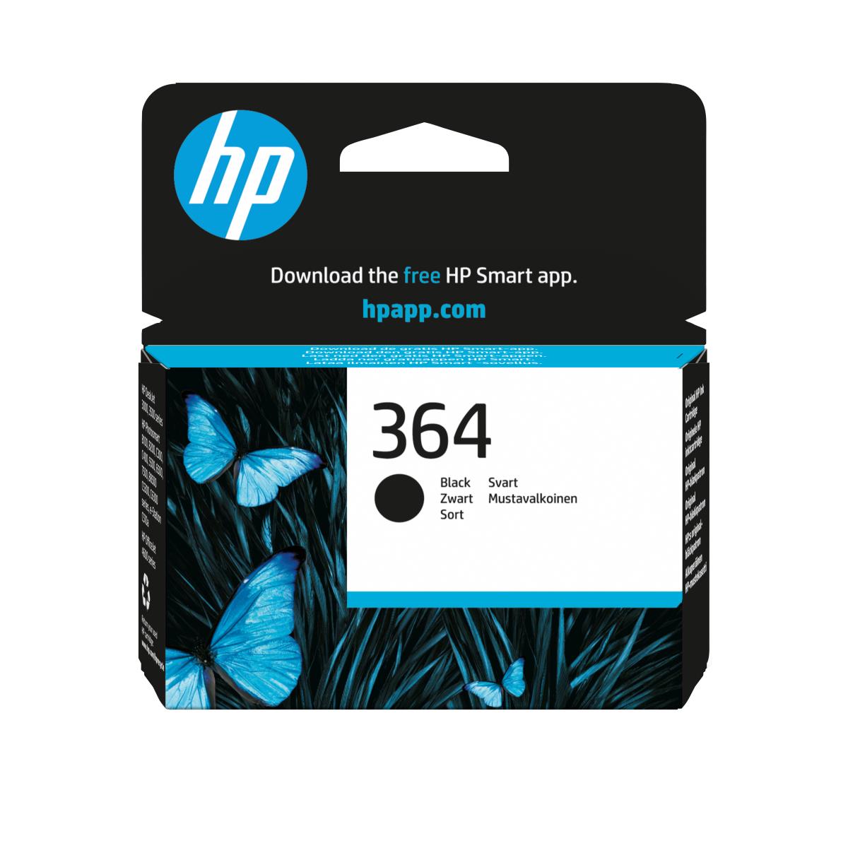 Ink Cartridge - No 364 - 250 Pages - Black With Vivera Ink