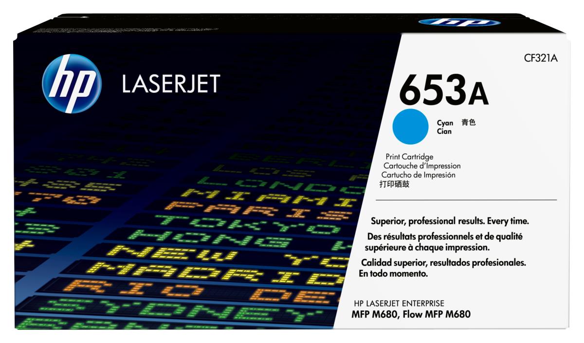 Toner Cartridge - No 653A - 16.5k Pages - Cyan