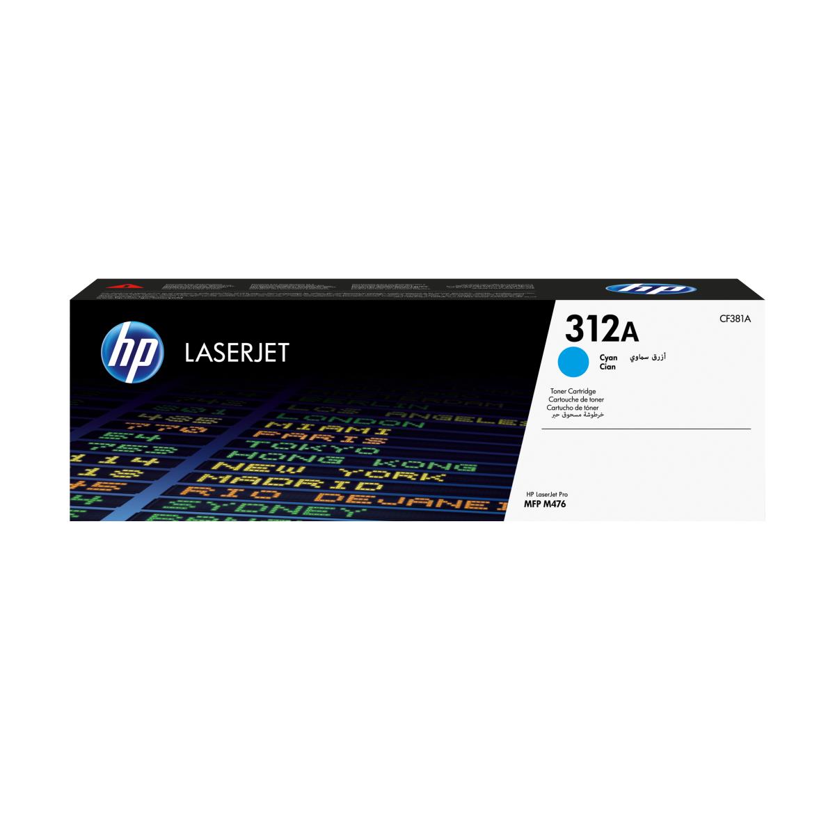 Toner Cartridge - NO 312A - 2.7k Pages - Cyan