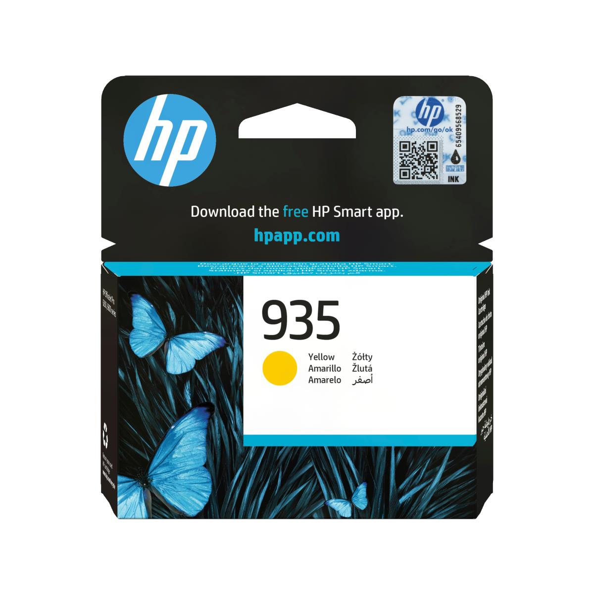 Ink Cartridge - No 935 - 400 Pages - Yellow