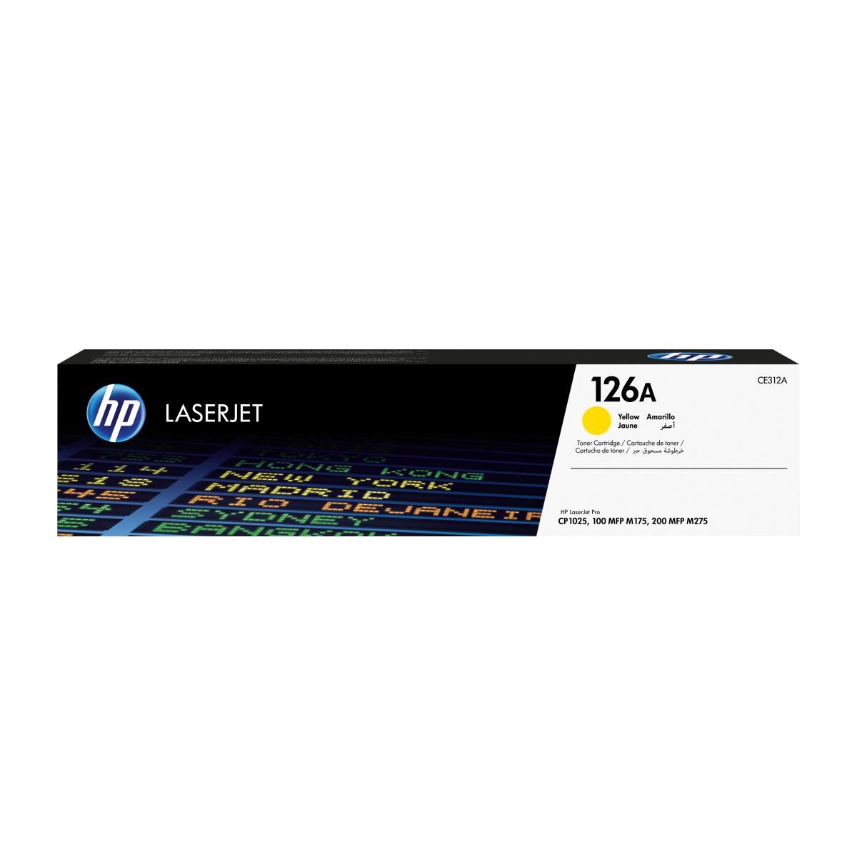 Toner Cartridge - No 126A - 1k Pages - Yellow