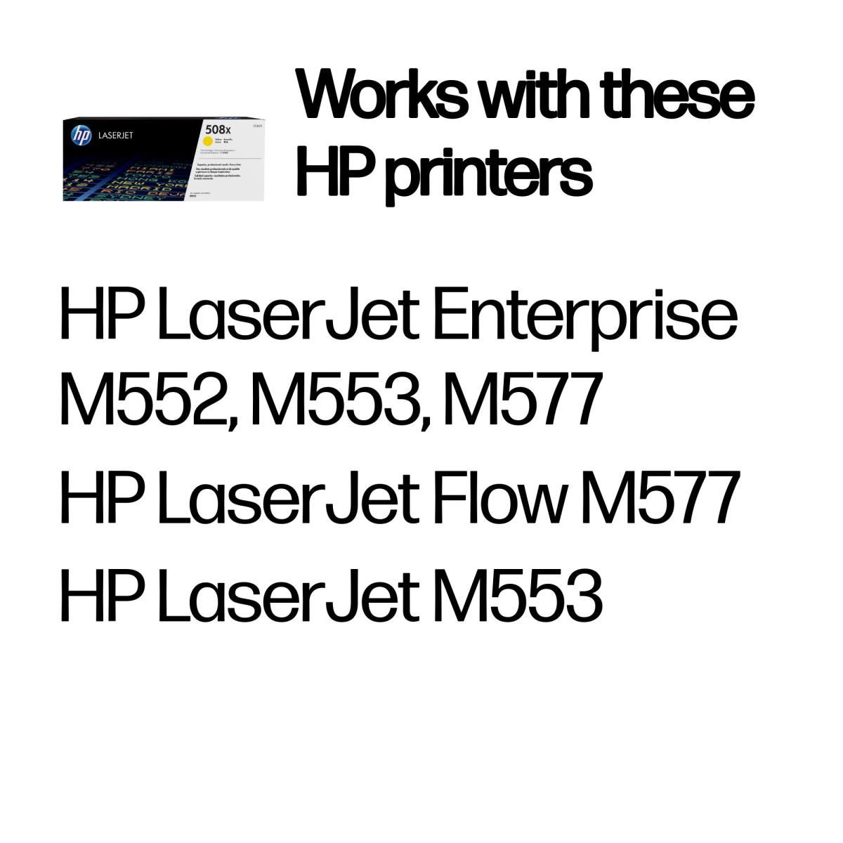 Toner Cartridge - No 508X - 9.5k Pages - Yellow