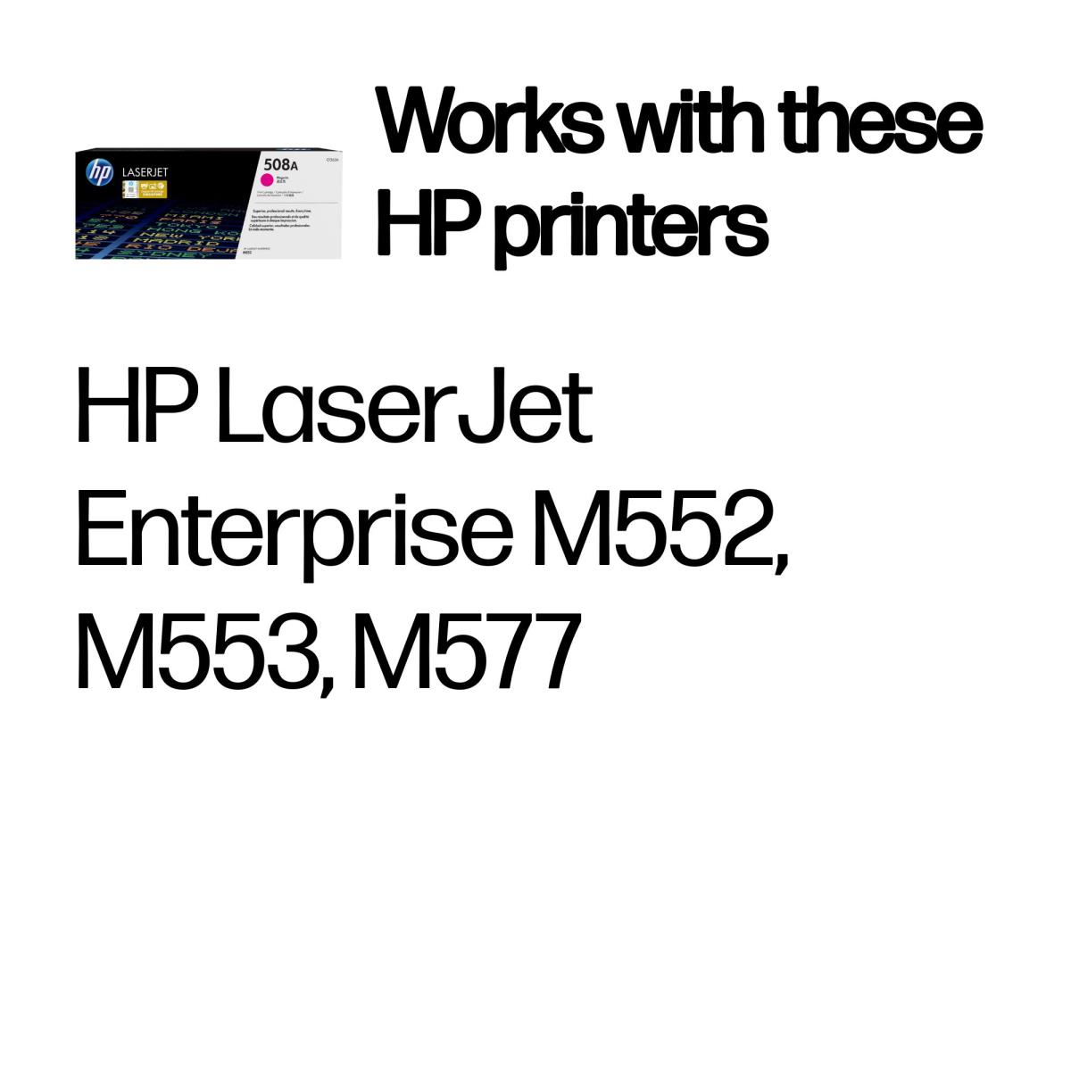Toner Cartridge - No 508A - 5k Pages - Magenta
