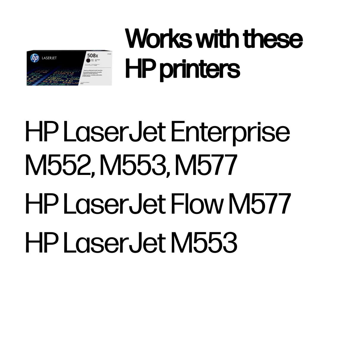 Toner Cartridge - No 508X - 12.5k Pages - Black