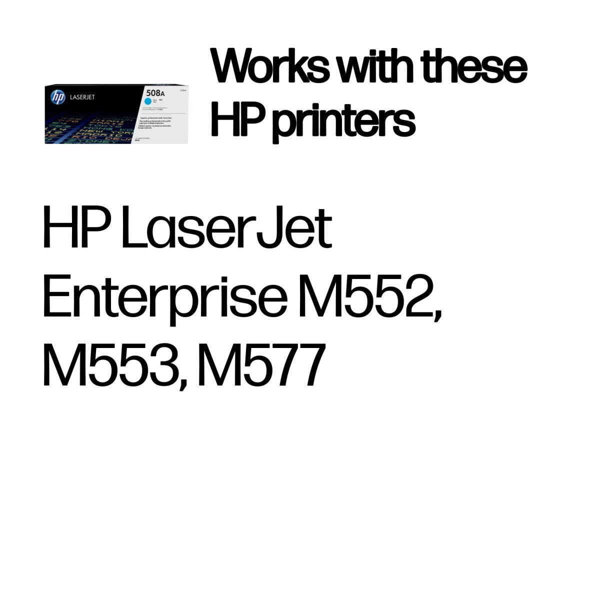 Toner Cartridge - No 508A - 5k Pages - Cyan