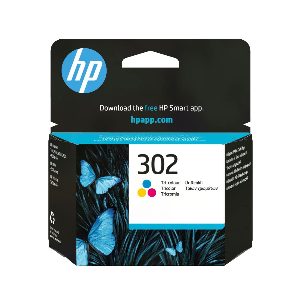 Ink Cartridge - NO 302 - 165 Pages - Tri-color