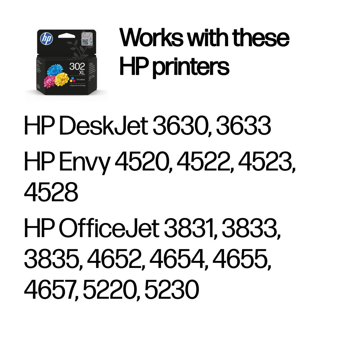 Ink Cartridge - No 302XL - 330 Pages - CMY - Blister