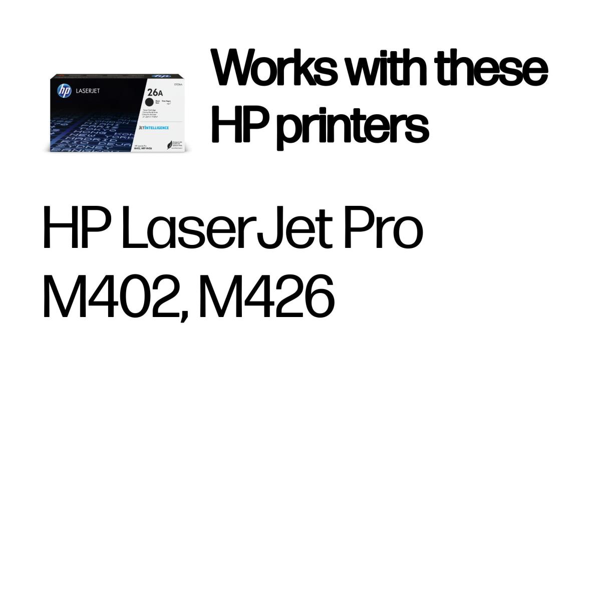 Toner Cartridge - No 26A - 3.1k Pages - Black