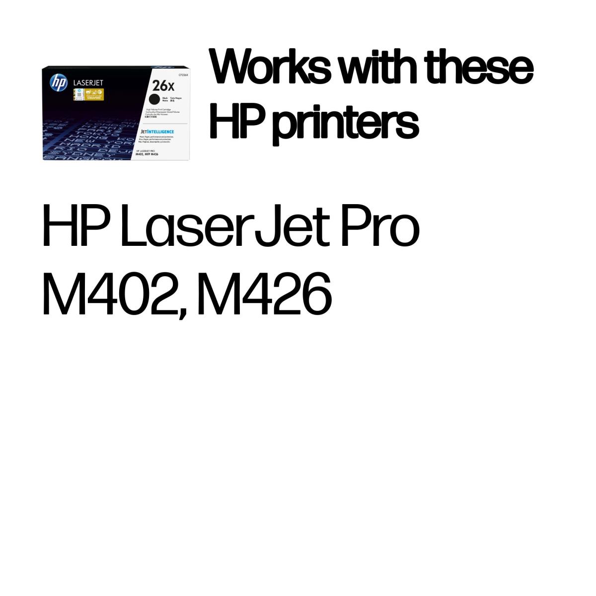 Toner Cartridge - No 26X - 9k Pages - Black
