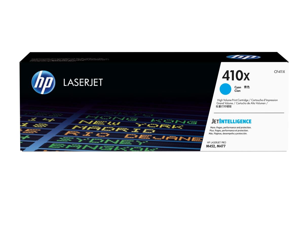 Toner Cartridge - No 410X - 5k Pages - Cyan
