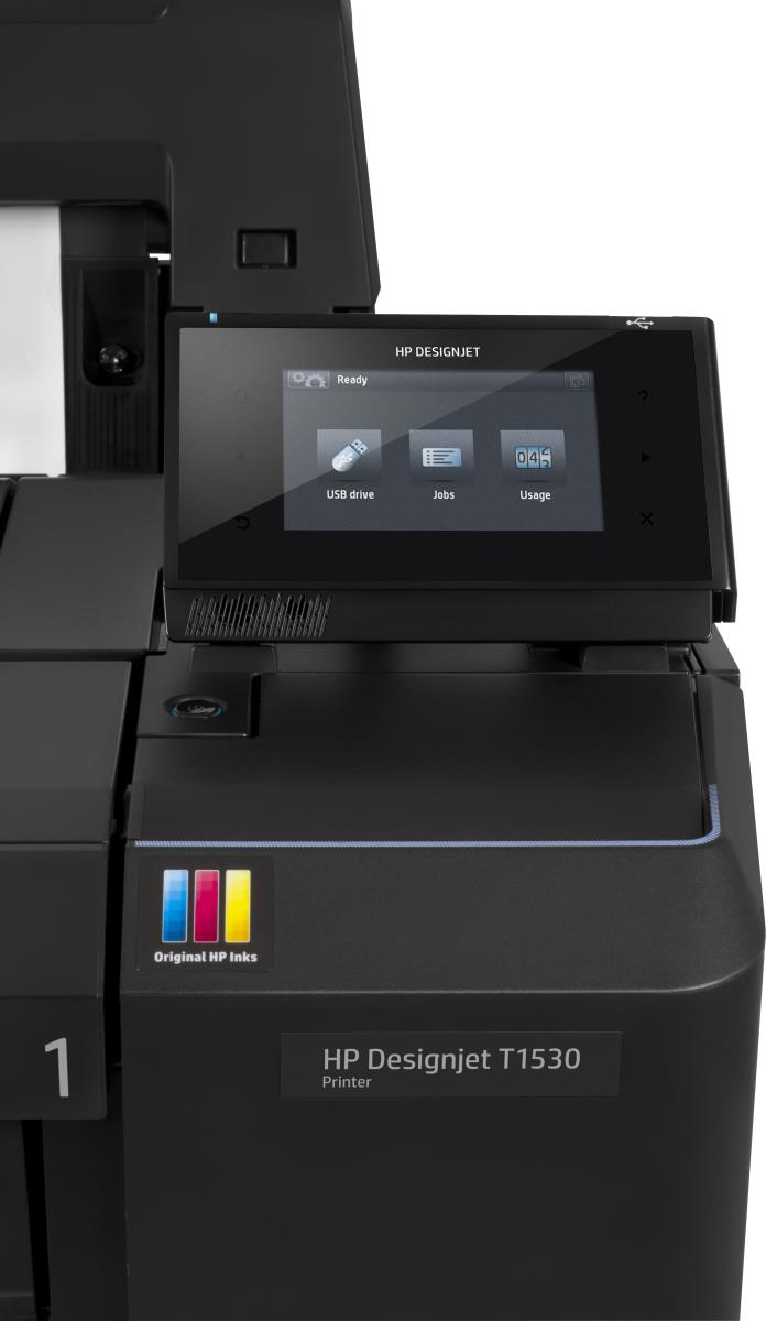 DesignJet T1530 PostScript - Color Printer - Inkjet - 36in - Ethernet