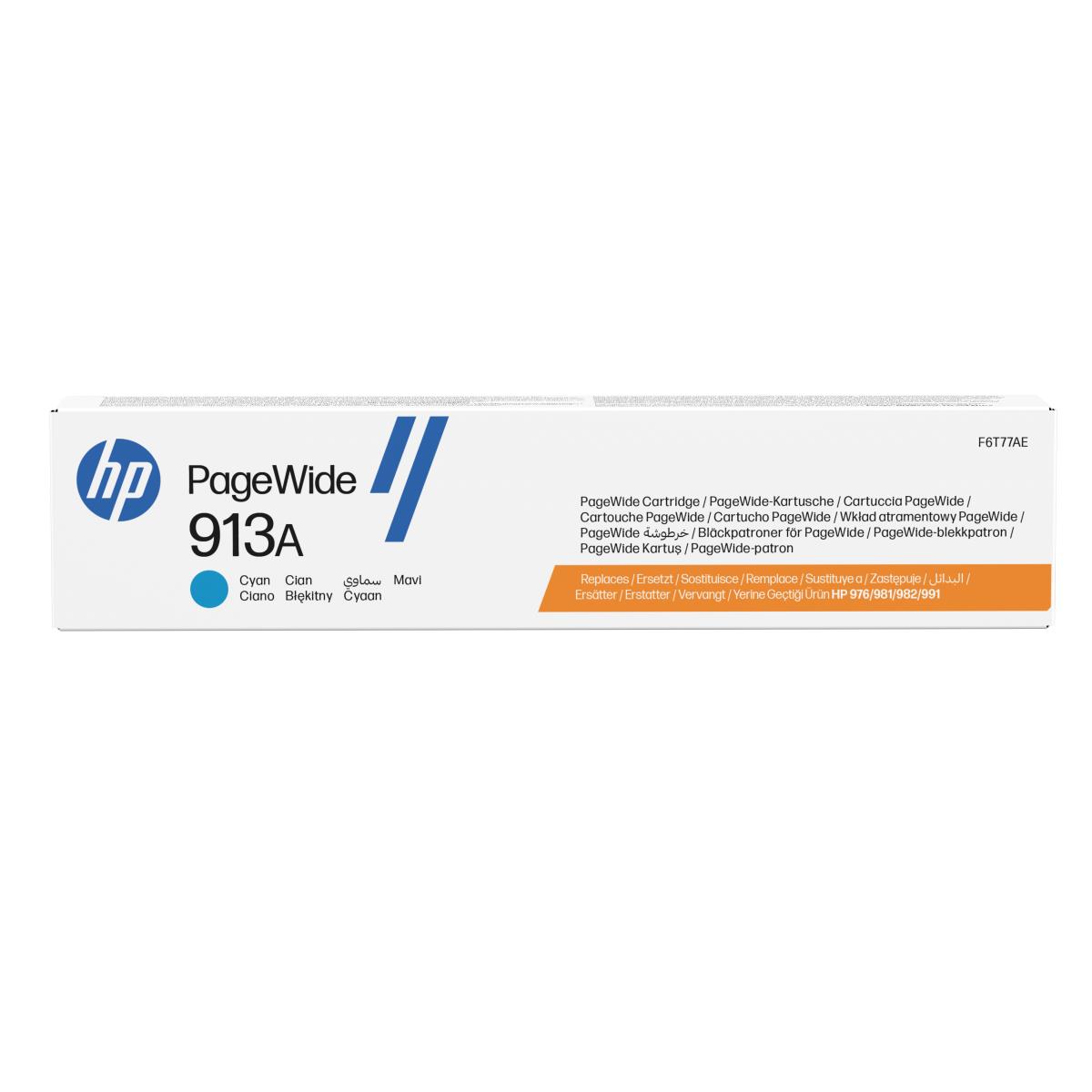 Ink Cartridge - No 913A PageWide - 3k Pages - Cyan