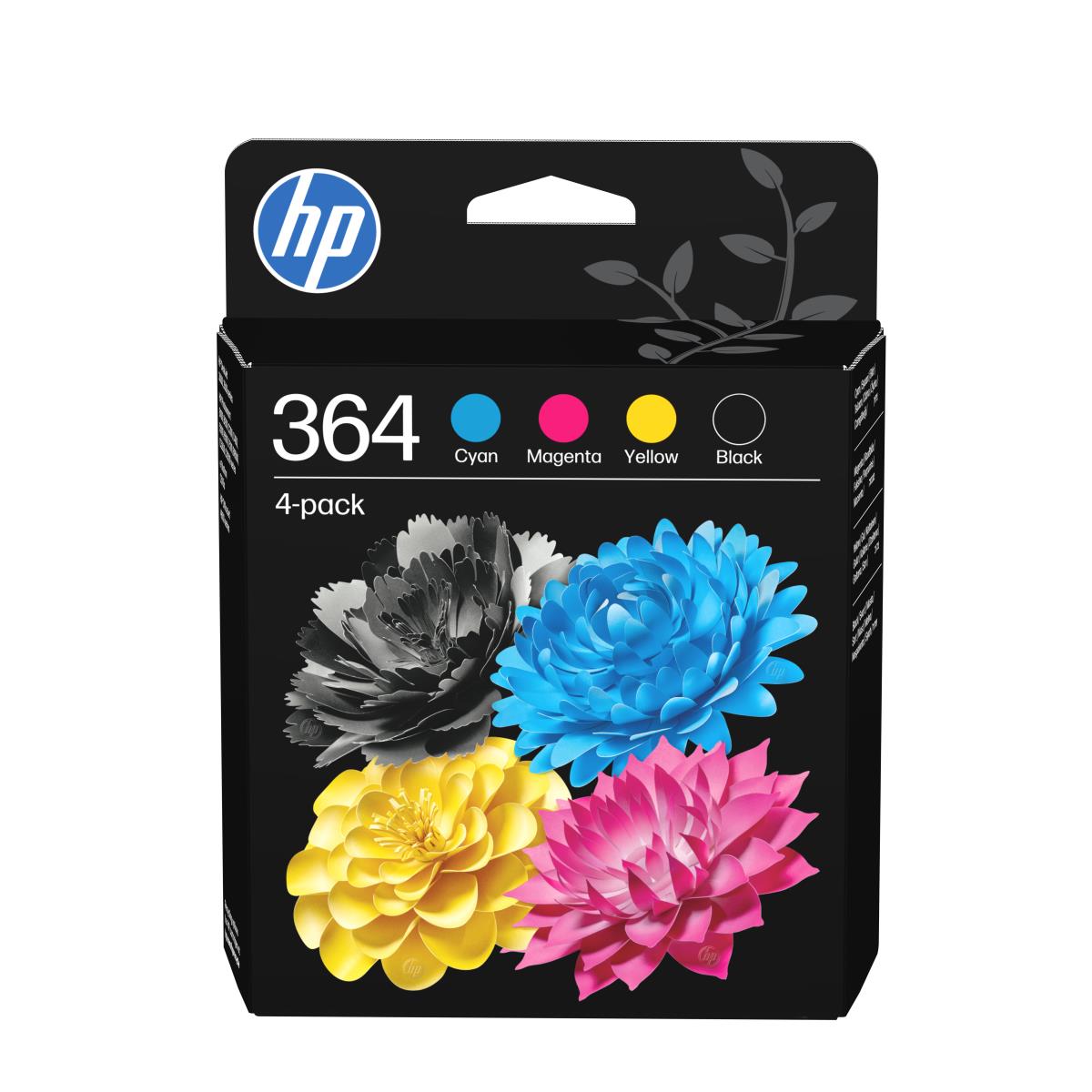 Ink Cartridge - No 364 - CMYK Combo - 4 Pack - Blister