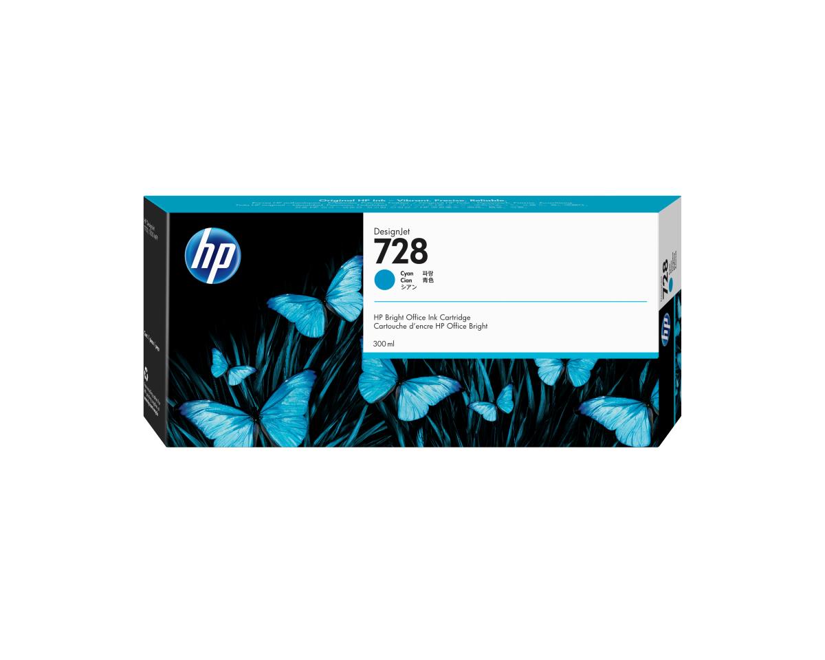 Ink Cartridge - No 728 - 300ml - Cyan