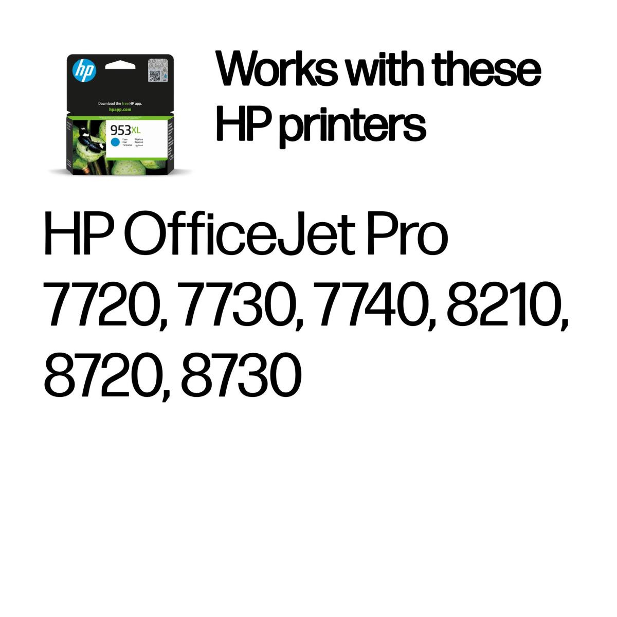Ink Cartridge - No 953XL - 1.6k Pages - Cyan