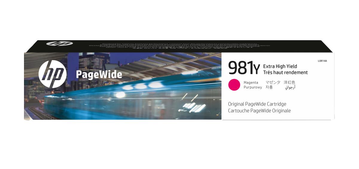 Ink Cartridge - No 981Y - Extra High Yield Original PageWide - 16k Pages - Magenta