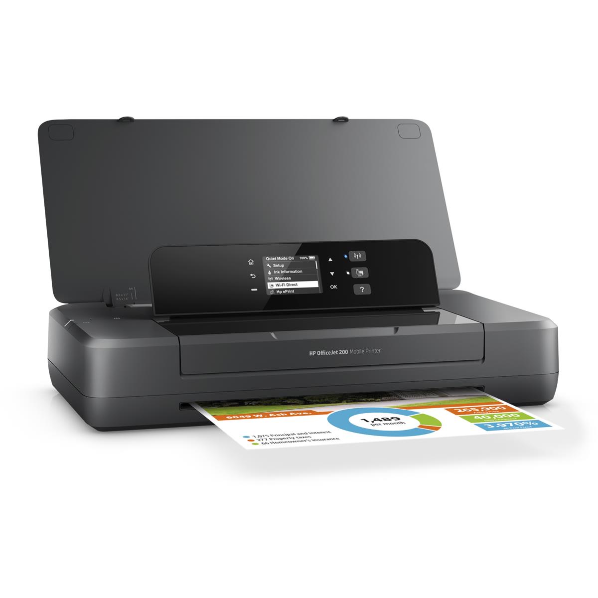OfficeJet 200 Mobile - Color Printer - Inkjet - A4 - USB / Wi-Fi