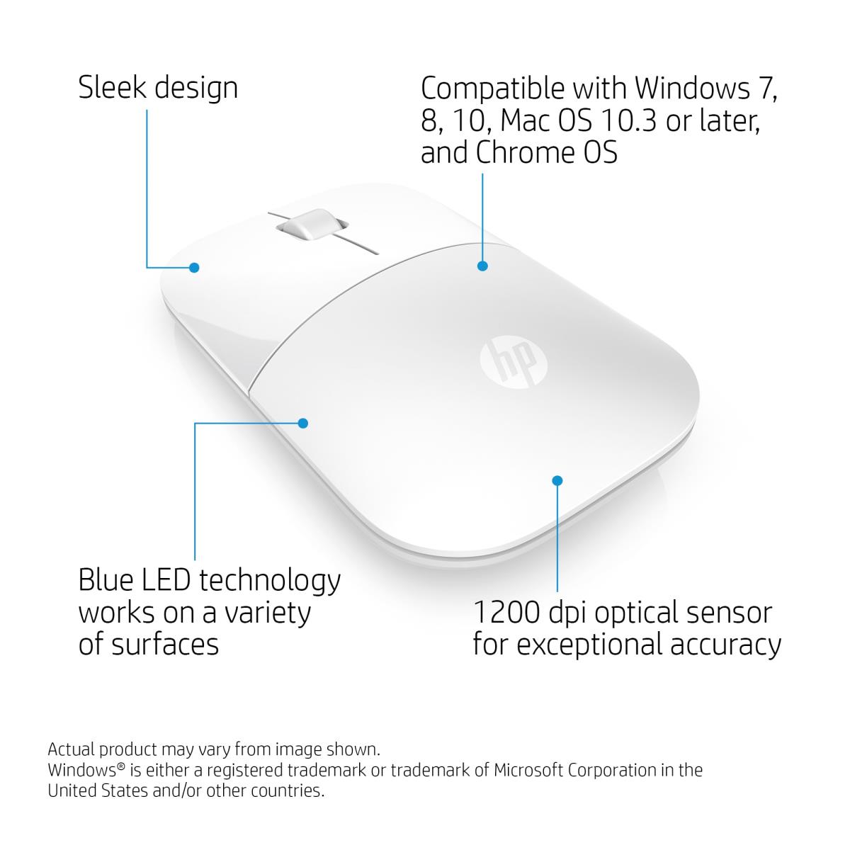 Wireless Mouse - Z3700 - White
