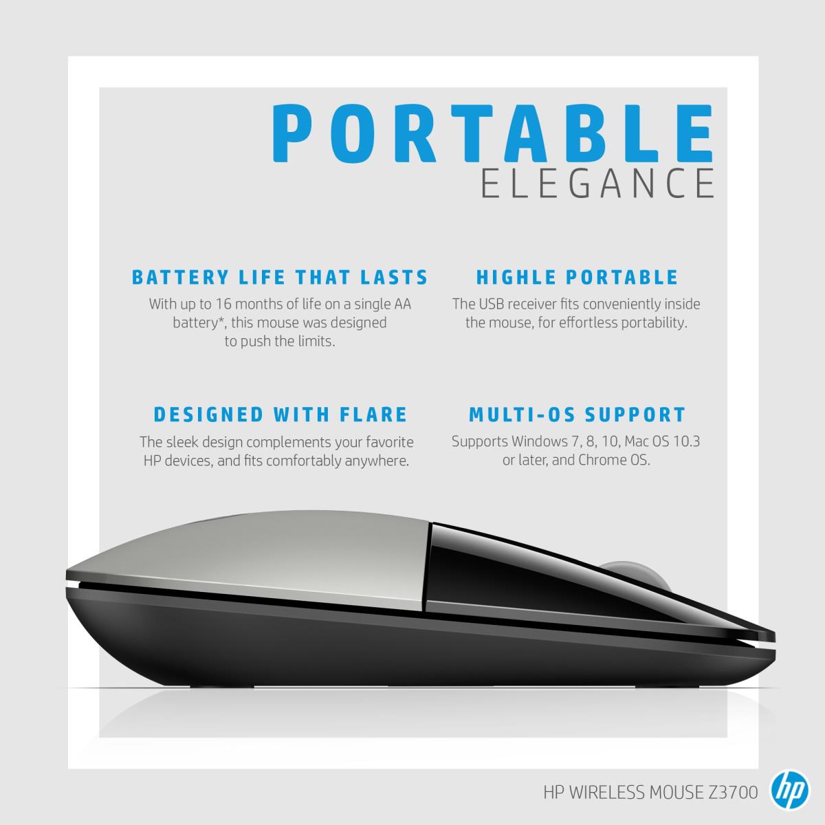 Wireless Mouse - Z3700 - Blue