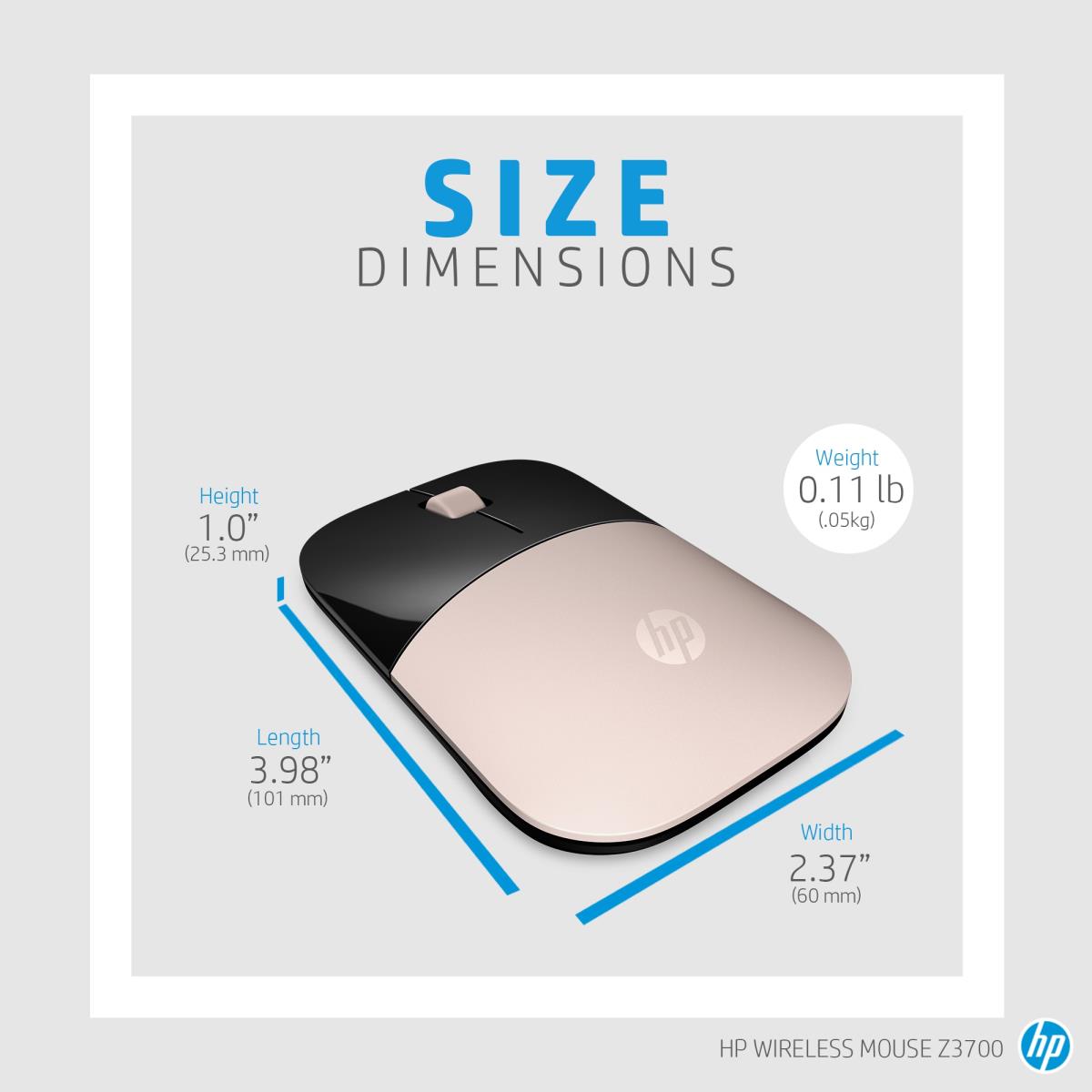 Wireless Mouse - Z3700 - Blue