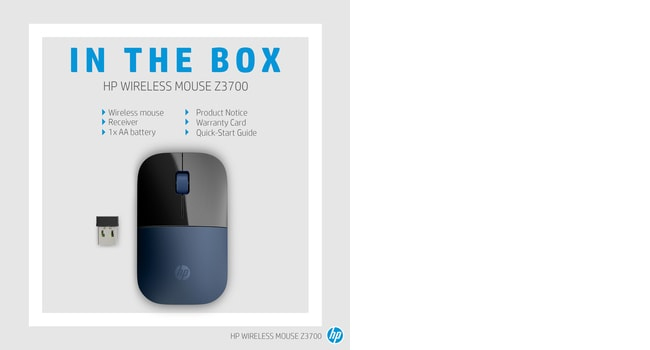 Wireless Mouse - Z3700 - Blue