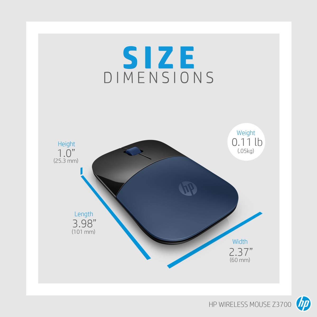 Wireless Mouse - Z3700 - Blue