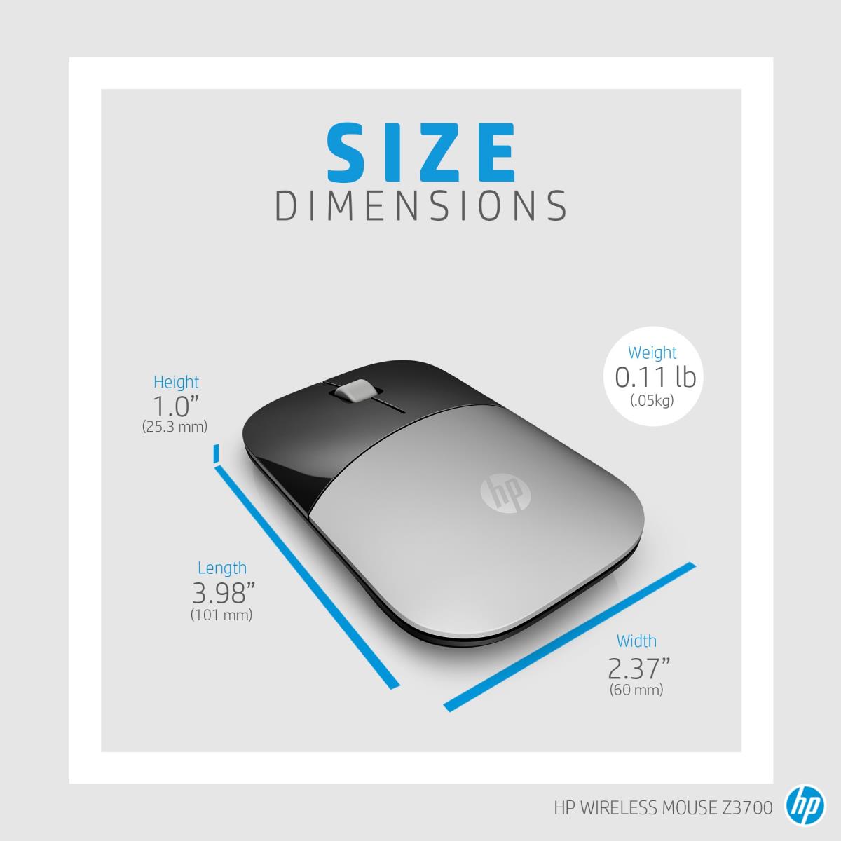 Wireless Mouse - Z3700 - Blue