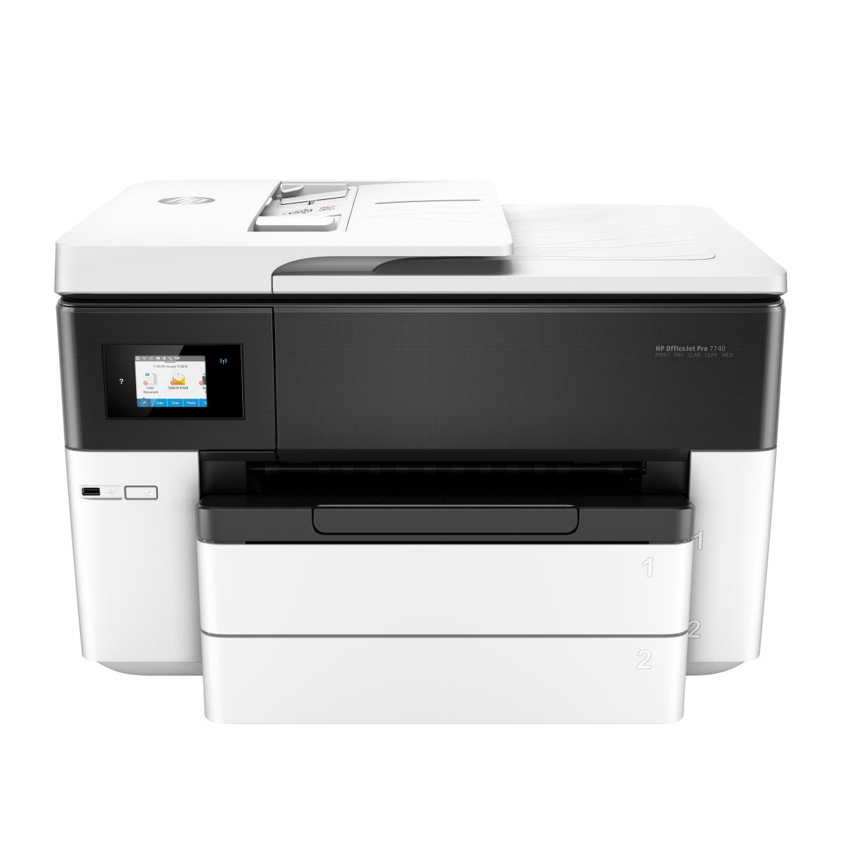 OfficeJet Pro 7740 Wide Format - Color All-in-One Printer - Inkjet - A3 - USB / Ethernet / Wi-Fi