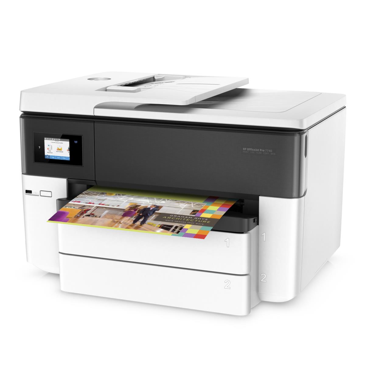 OfficeJet Pro 7740 Wide Format - Color All-in-One Printer - Inkjet - A3 - USB / Ethernet / Wi-Fi