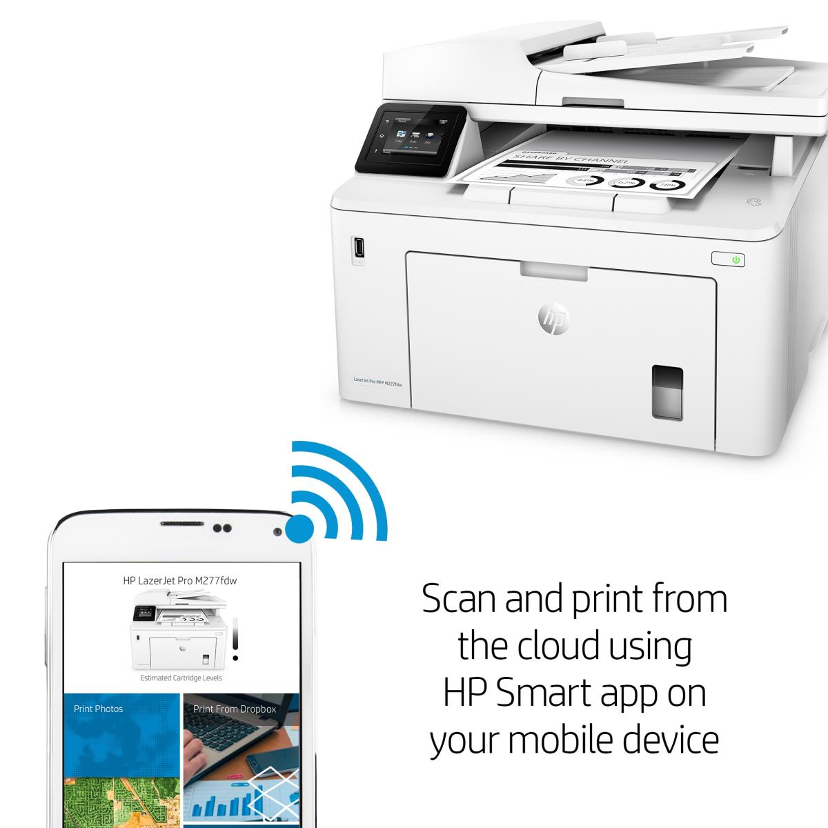 LaserJet Pro M227fdw - Multifunction Printer - Laser - A4 - USB / Ethernet / Wi-Fi