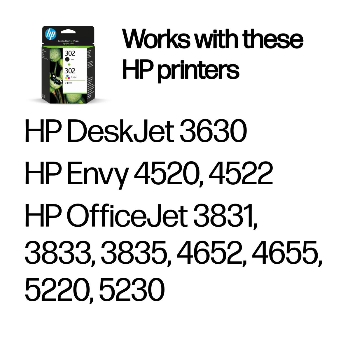 Ink Cartridge - No 302 - Black/Tri-color