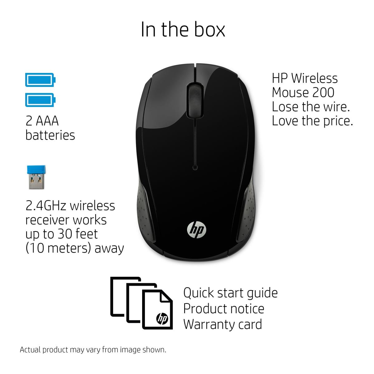 Wireless Mouse - 200 - Black