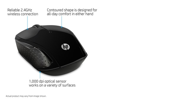 Wireless Mouse - 200 - Black