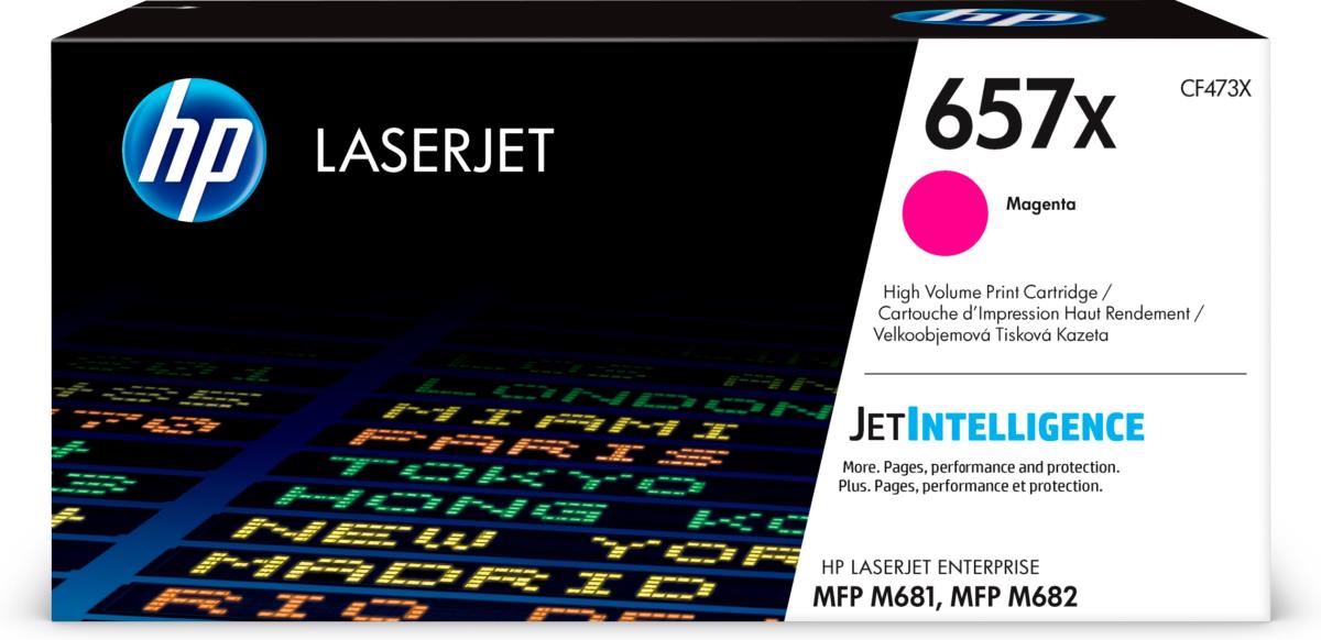 Toner Cartridge - No 657X - High Yield - 23k Pages - Magenta