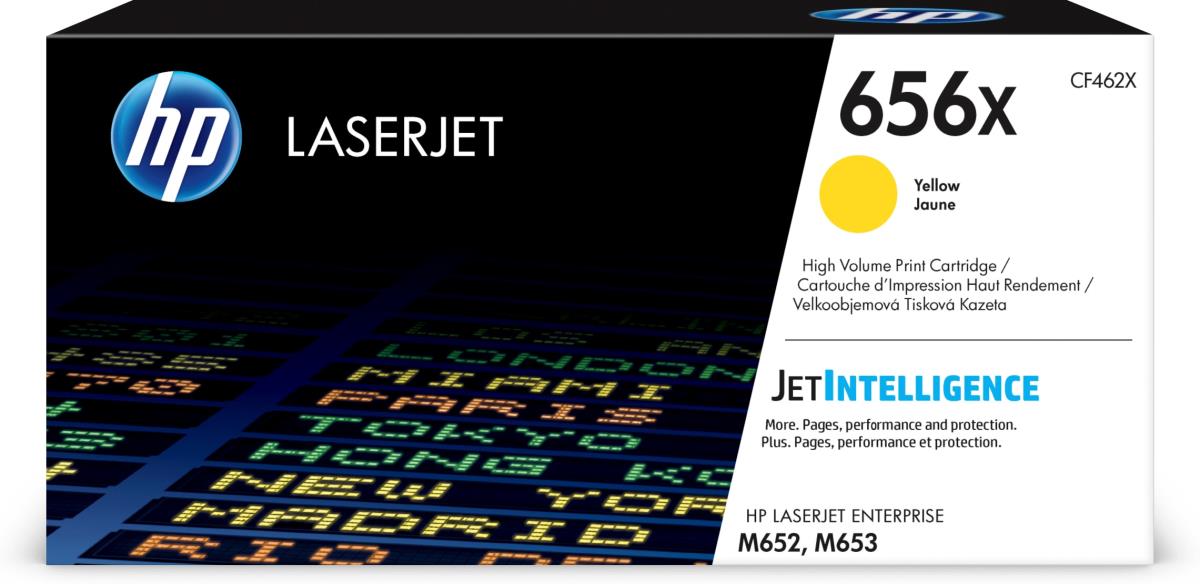 Toner Cartridge - No 656X - High Yield - 22k Pages - Yellow