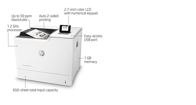 LaserJet Enterprise M652dn - Color Printer - Laser - A4 - USB / Ethernet