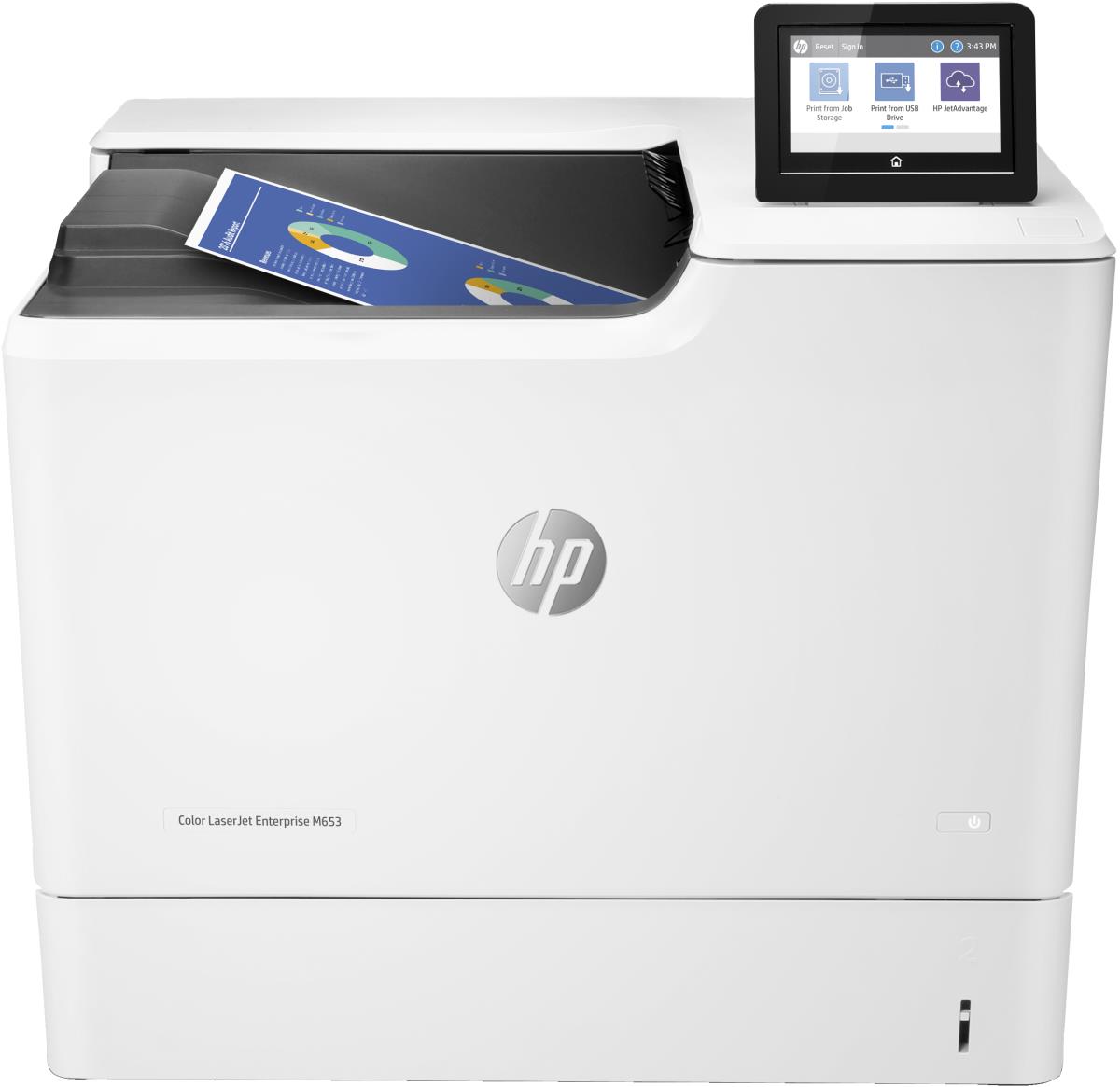 LaserJet Enterprise M653dn - Color Printer - Laser - A4 - USB / Ethernet