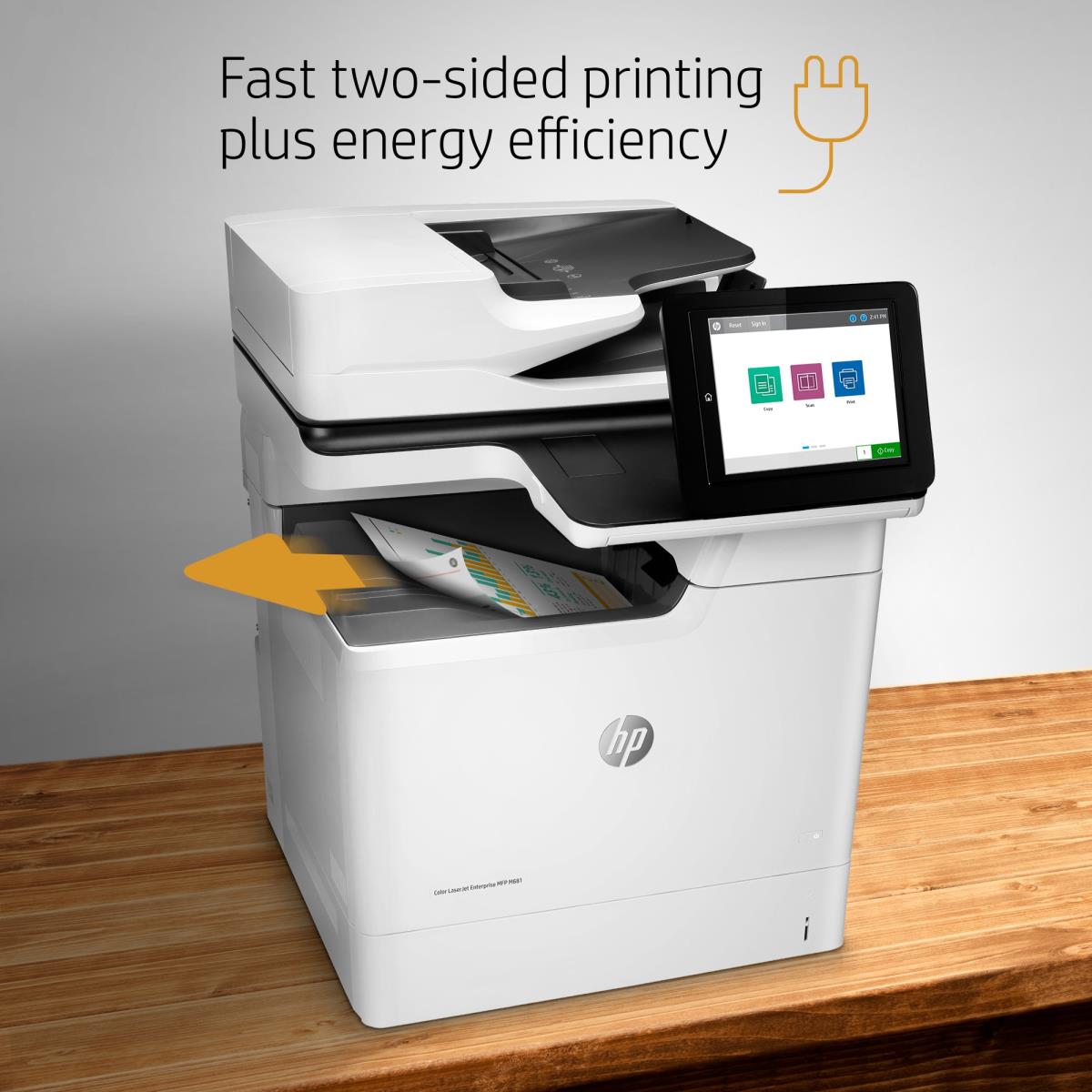 LaserJet Enterprise M681dh - Color Multifunction Printer - Laser - A4 - USB / Ethernet