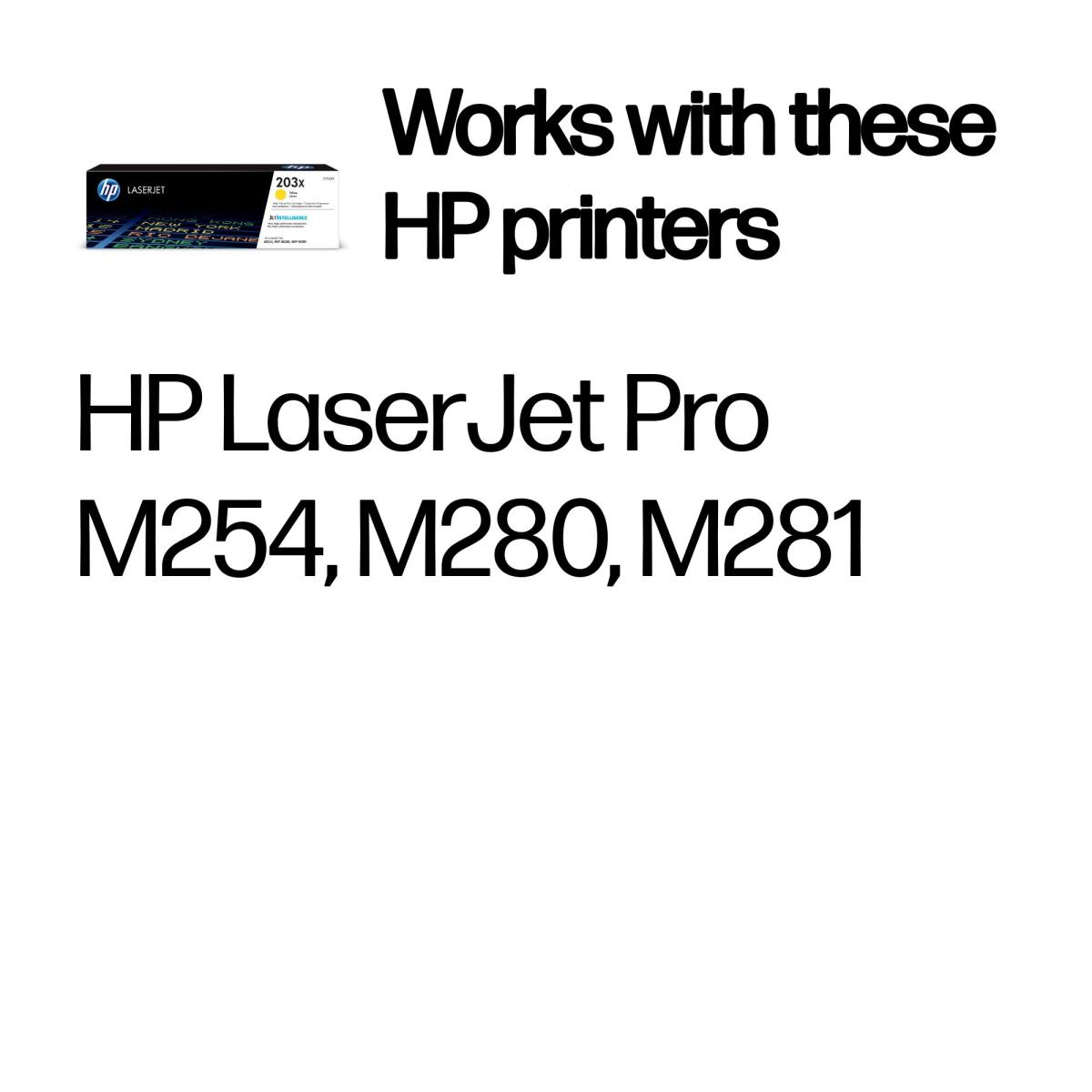 Toner Cartridge - No 203X - 2.5k Pages - Yellow