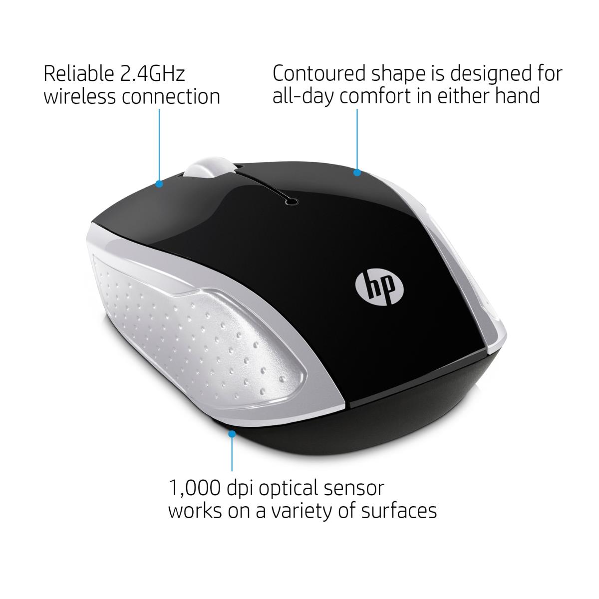 Wireless Mouse - 200 - Pike Silver