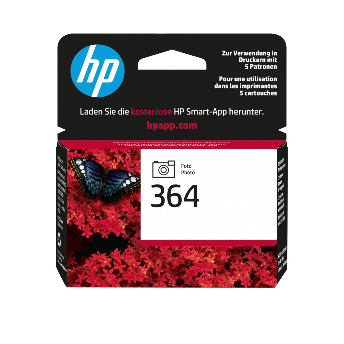 Ink Cartridge - No 364 - 130 Pages - Photo Black With Vivera Ink
