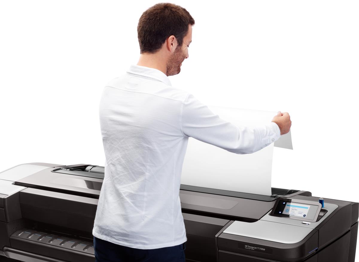 DesignJet T1700 - Color Printer - Inkjet - 44in - USB / Ethernet