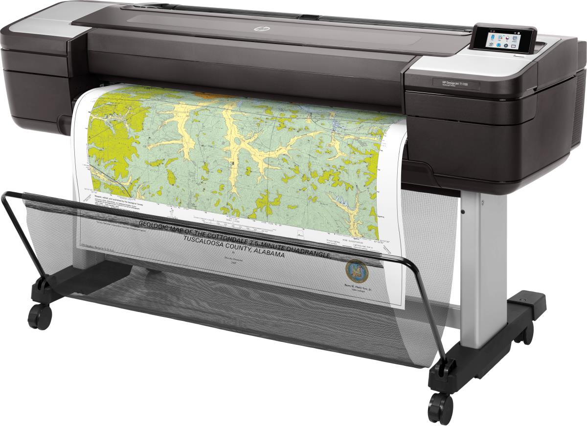 DesignJet T1700 - Color Printer - Inkjet - 44in - USB / Ethernet