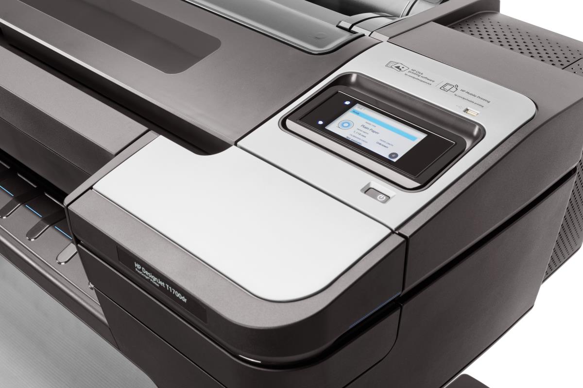 DesignJet T1700 - Color Printer - Inkjet - 44in - USB / Ethernet