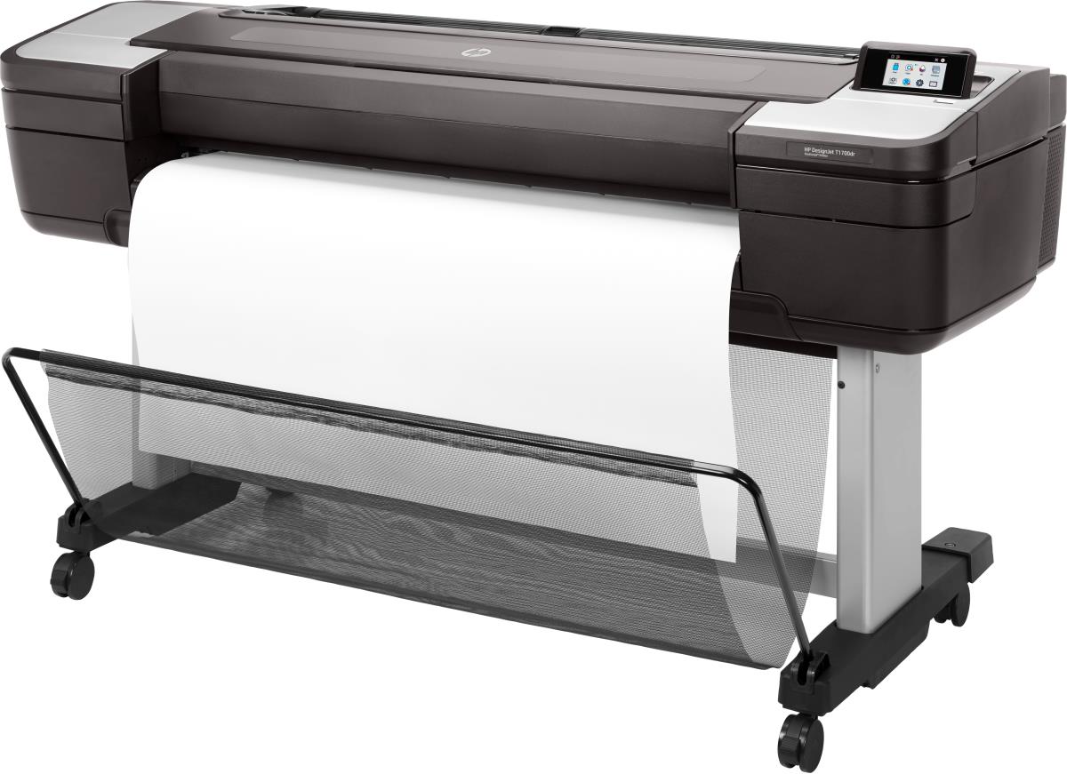 DesignJet T1700dr PostScript - Color Printer - Inkjet - 44in - USB / Ethernet