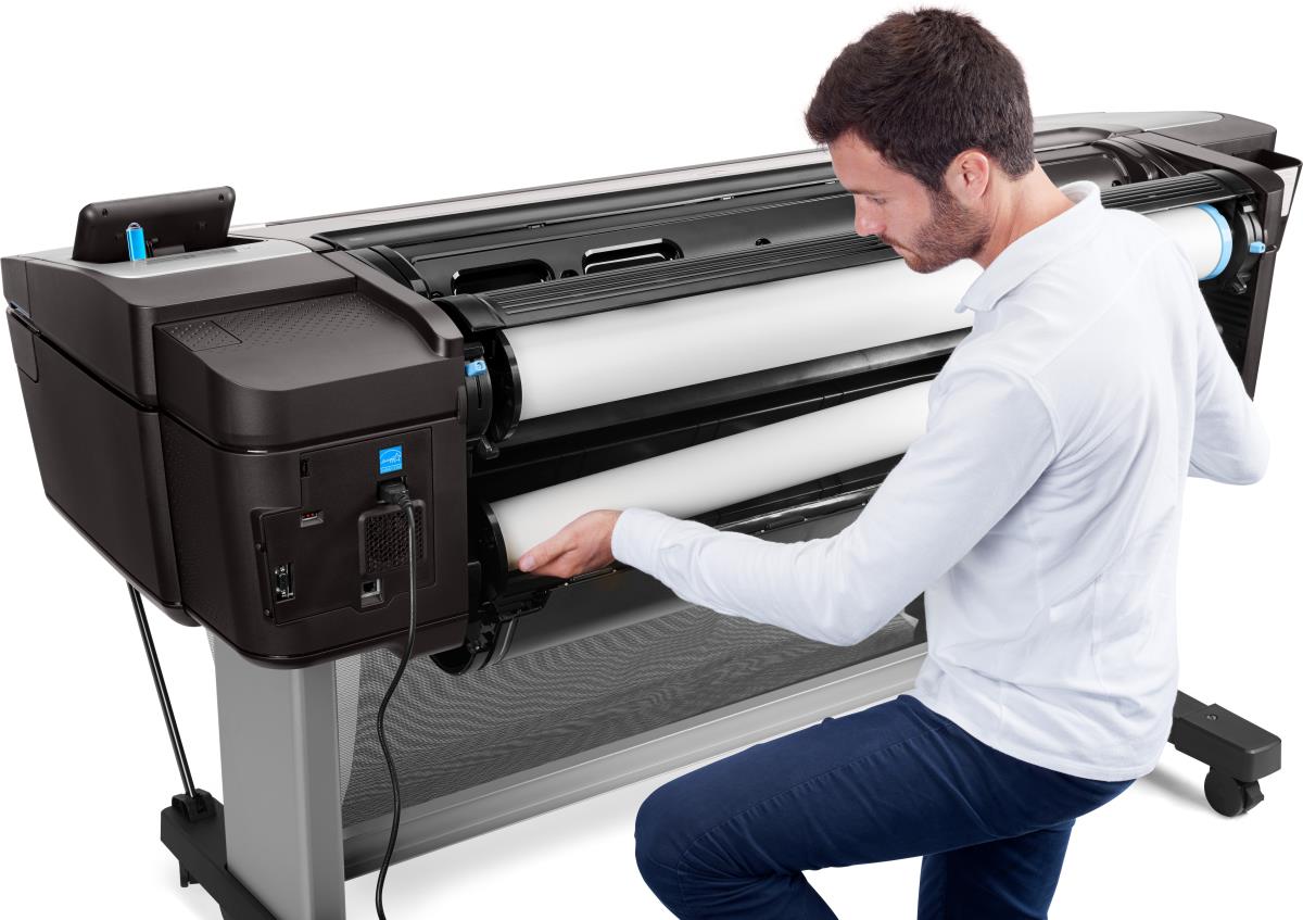 DesignJet T1700dr PostScript - Color Printer - Inkjet - 44in - USB / Ethernet