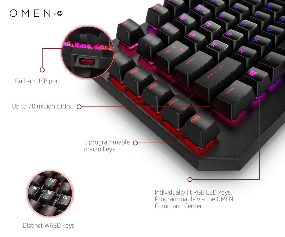 OMEN by HP Sequencer Keyboard - Qwerty Int'l