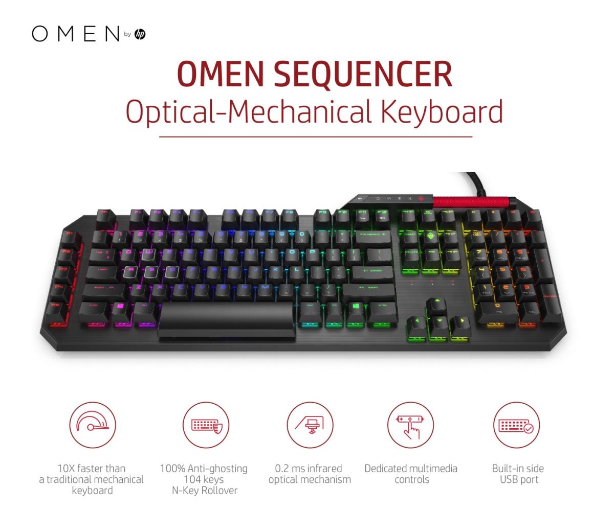 OMEN by HP Sequencer Keyboard - Qwerty Int'l