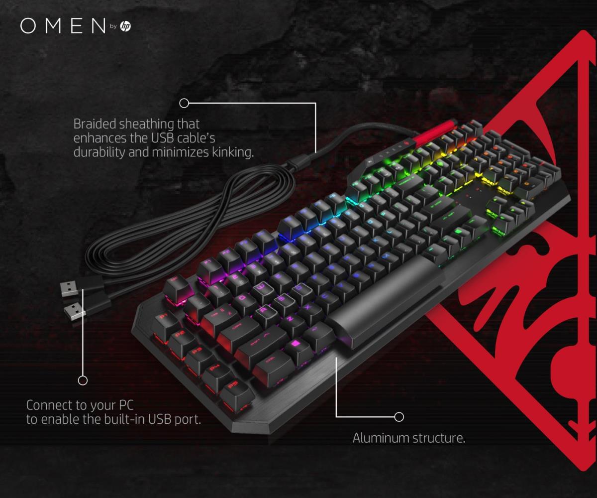 OMEN by HP Sequencer Keyboard - Qwerty Int'l