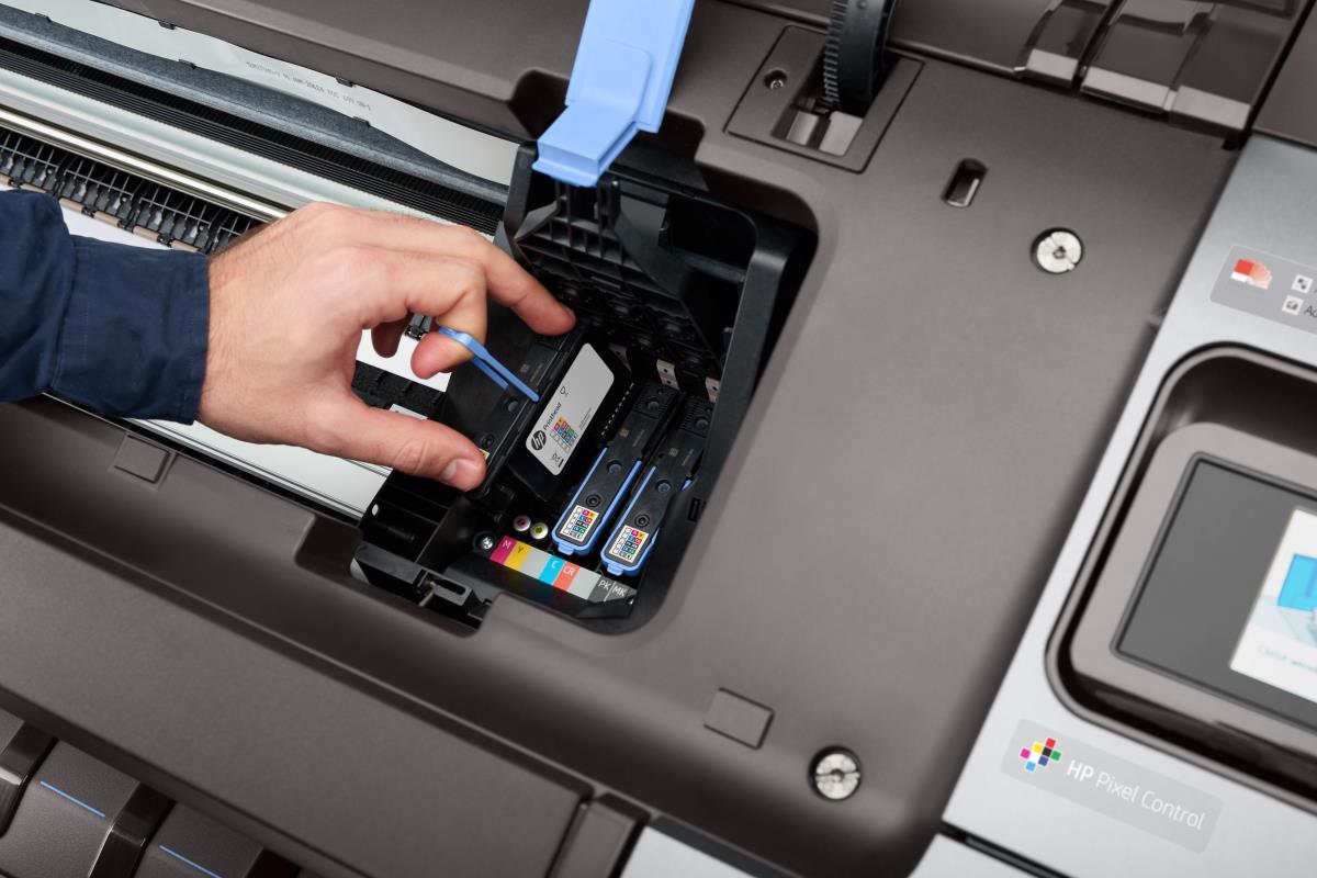 DesignJet Z6dr PostScript Printer with V-Trimmer - Color Printer - Inkjet - 44in - USB / Ethernet